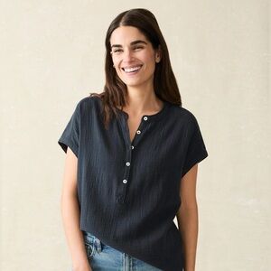 Dream Cotton Gauze Desmond Top